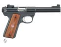 Picture of RUGER 22/45 22LR BLUED WOOD GRIP 140MM RIMFIRE AUTO 