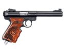 Picture of RUGER MKIII 22LR BLUED + TARGET GRIPS 140MM RIMFIRE AUTO 